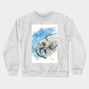 Baby Elephant Crewneck Sweatshirt